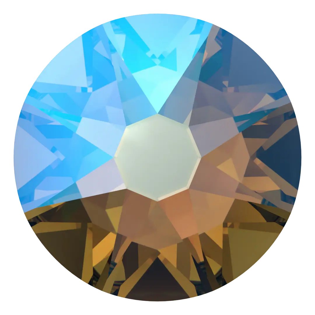 Serinity Flat Back Crystals Non Hotfix - Black Diamond Shimmer