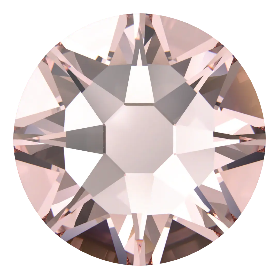 Serinity Flat Back Crystals Non Hotfix - Vintage Rose