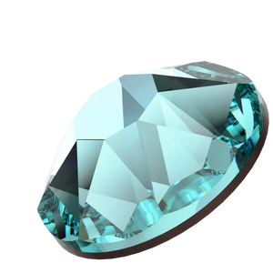 Serinity Flat Back Crystals Non Hotfix-  Light Turquoise