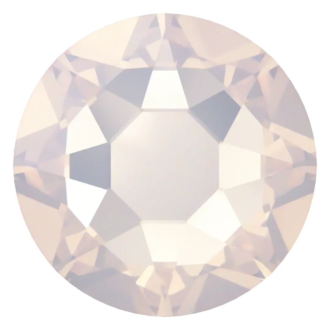 Serinity Flat Back Crystals Non Hotfix - White Opal