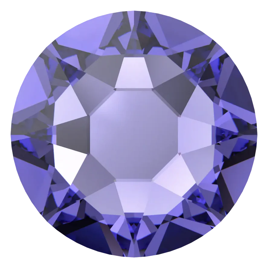Serinity Flat Back Crystals Non Hotfix - Tanzanite