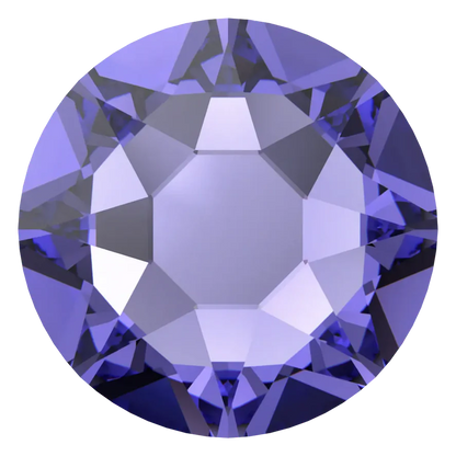 Serinity Flat Back Crystals Non Hotfix - Tanzanite