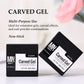 Non-Stick Carved Gel - White
