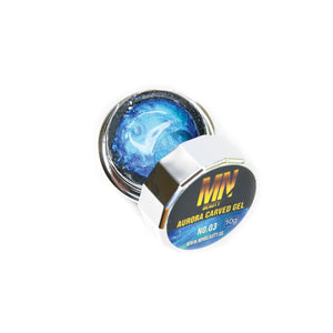Aurora Non-Stick Carved Gel — product jar