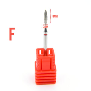 Nail Drill Bit (Flame Shape) - Fine Grit — detail view 3