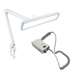 Nail Drill + LED Task Lamp Bundle