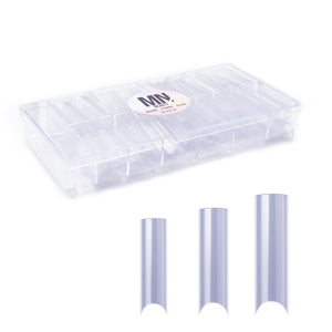 Nail Tips (Square C Curve) 2XL Clear 400 pcs