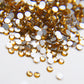 Glass Rhinestones - Topaz (Silver Back) - 1440 Pcs